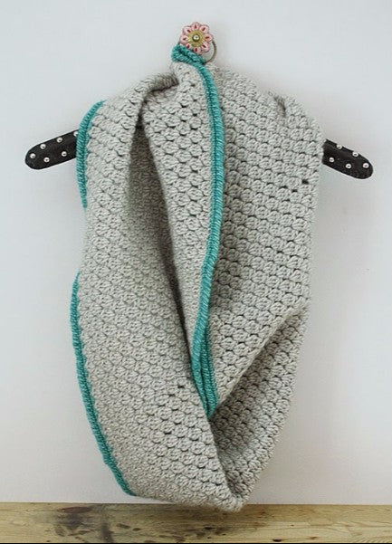 Bobble Stitch Infinity Scarf