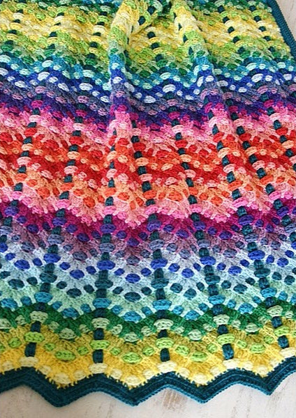 Chromatic Cobbles Blanket