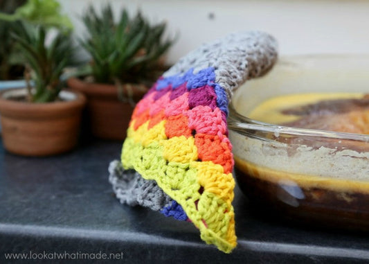 Shell Stitch Dishcloth