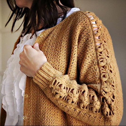 Vest met madeliefjesketting