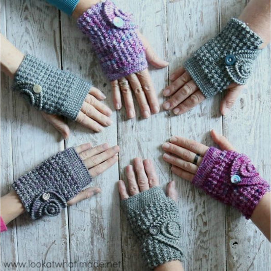 Ammonite Wrist Warmers
