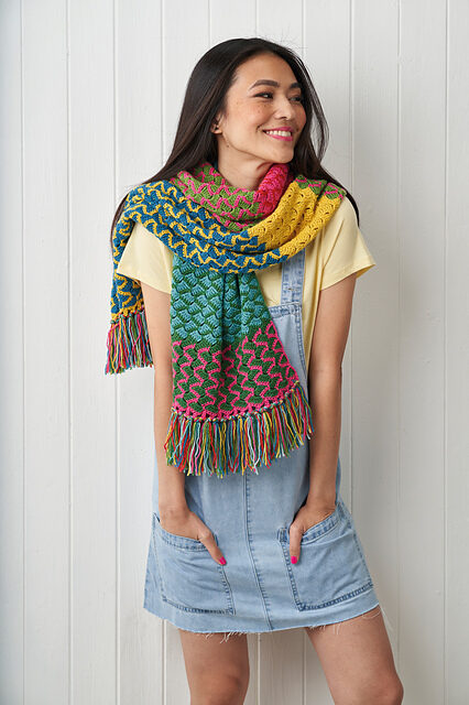Multicoloured Wrap