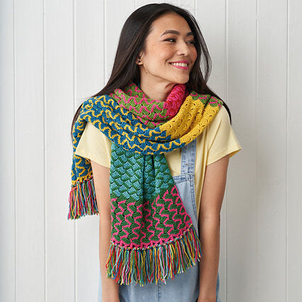 Multicoloured Wrap