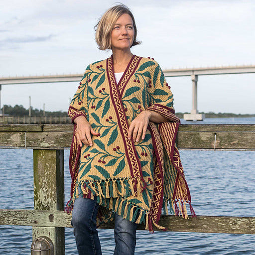 Ruana en sjaal van de voedselverzamelaar