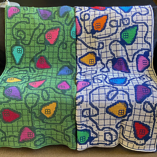 Kerstdeken met klittenbandsluiting