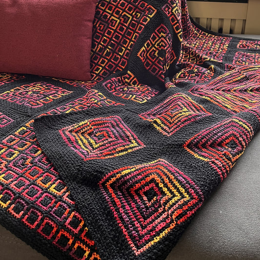 Blazing Blocks deken