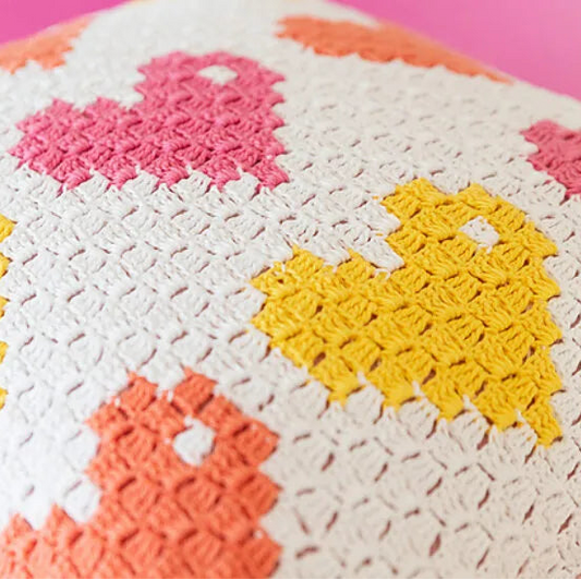 8-bit love pillow