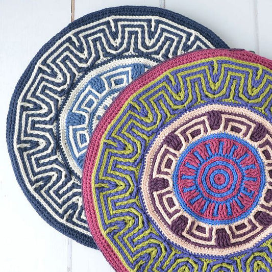 Labyrint Mandala Kussen