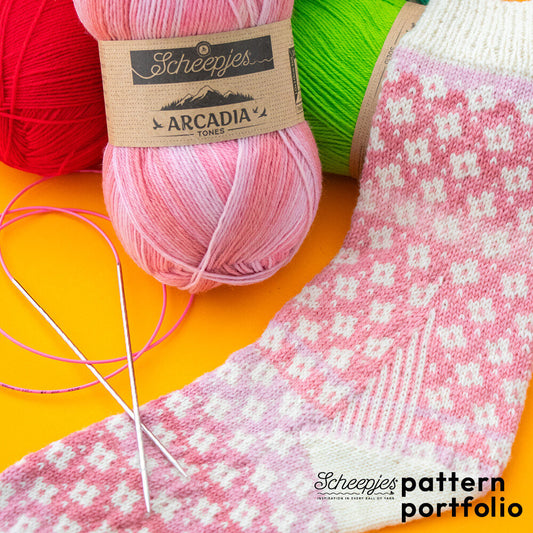 Pink Petal Socks