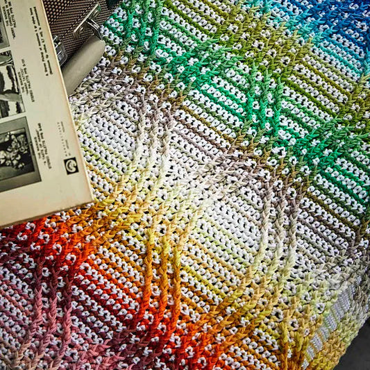 Rainbow Subway Blanket