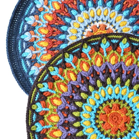 Spaanse mandala kussenhoes