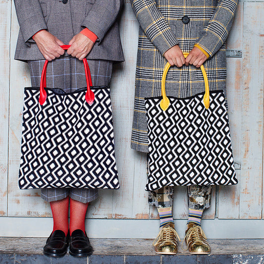 Garen 6 - Tweekleurige draagtas