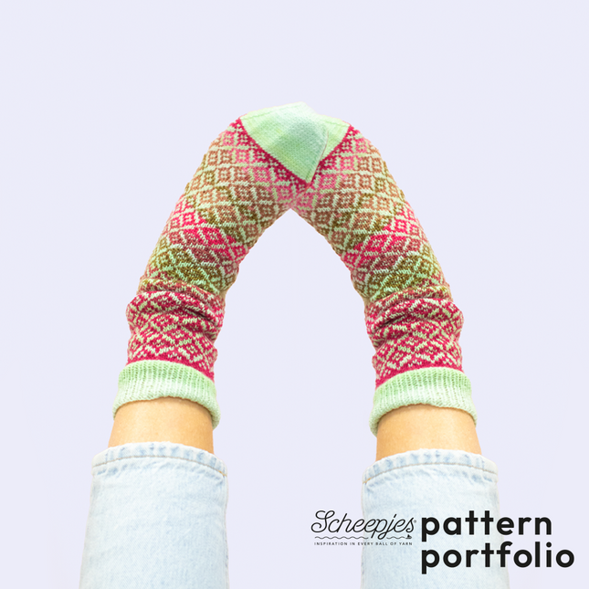 Jade Lattice Socks