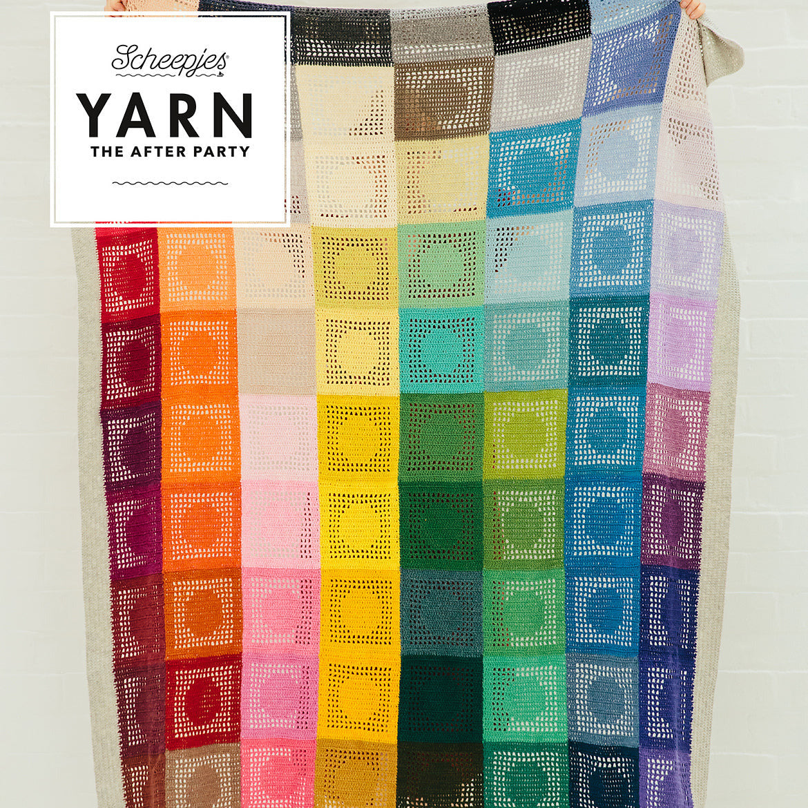 Garen - De After Party deken met 127 regenboogstippen