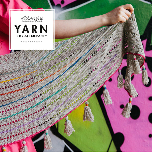 YARN - The After Party 132 Rainbow Interrupted Shawl