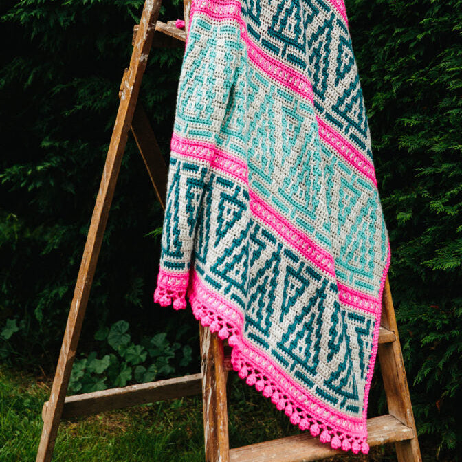 YARN - The After Party 154 Folk Trees Blanket