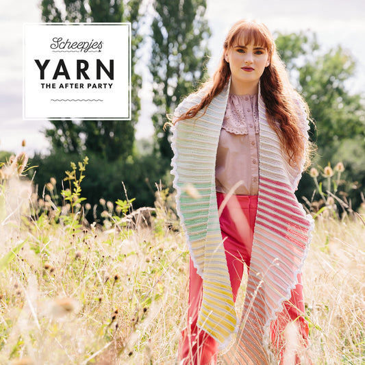 YARN - The After Party 157 Rainbow Crescent Scarf