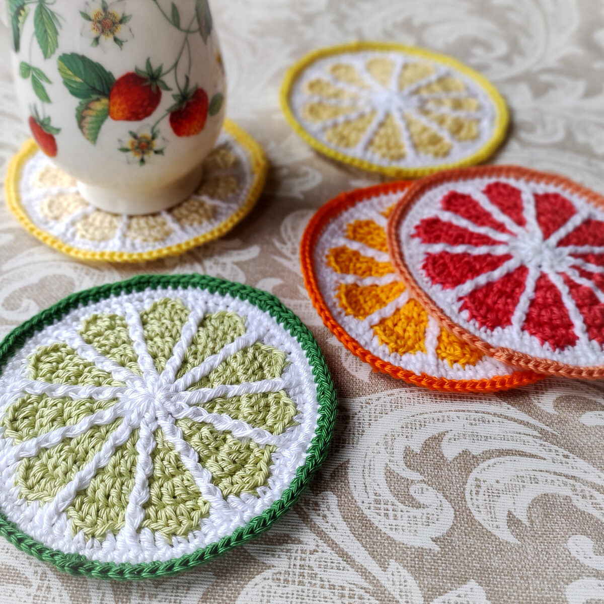 Citrus Slice Coasters
