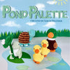Set met vijverpaletpatronen