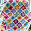 Rainbow Granny Square Blanket