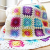 Rainbow Granny Square Blanket