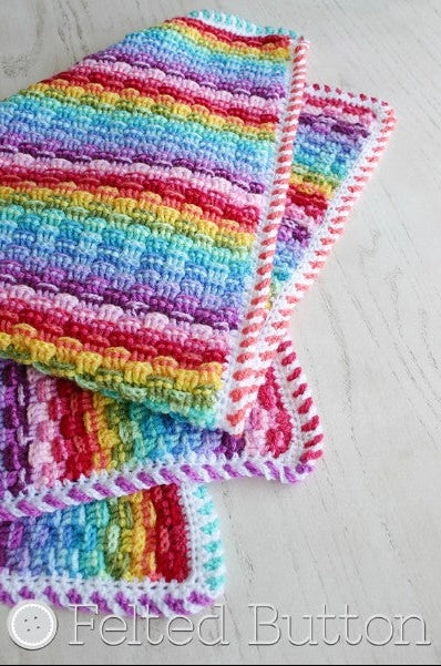 Basket of Rainbows Blanket
