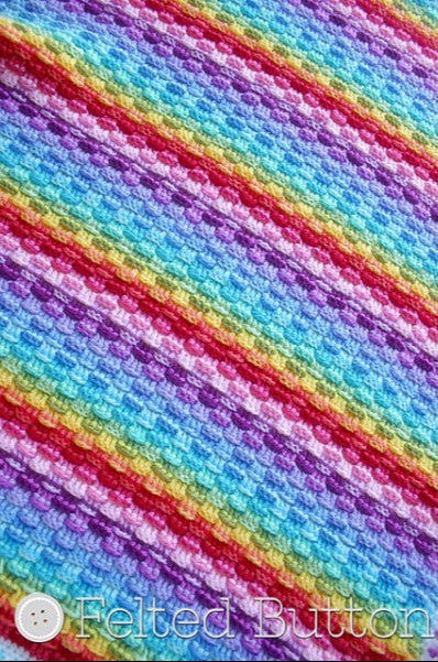 Basket of Rainbows Blanket