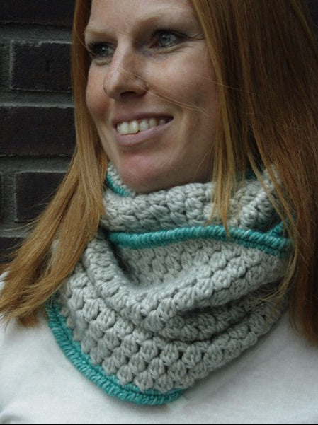 Bobble Stitch Infinity Scarf