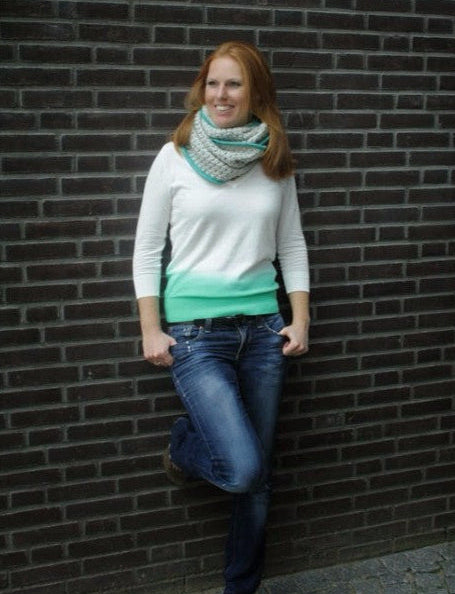 Bobble Stitch Infinity Scarf