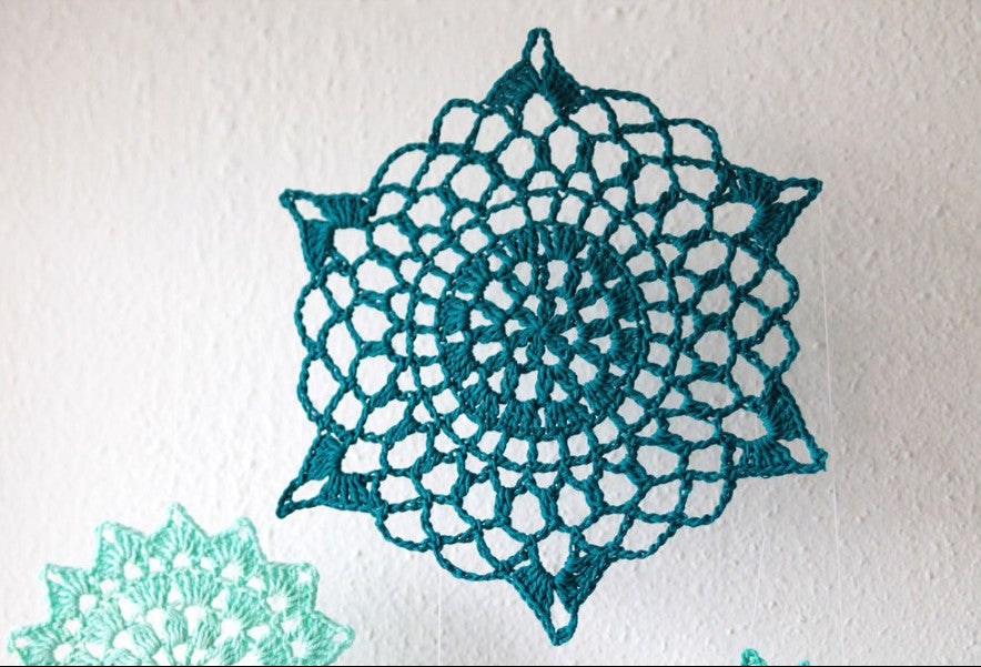Hangende zomermandala's