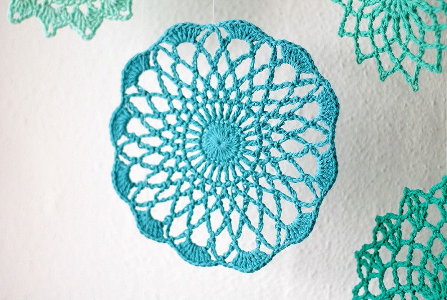Hangende zomermandala's