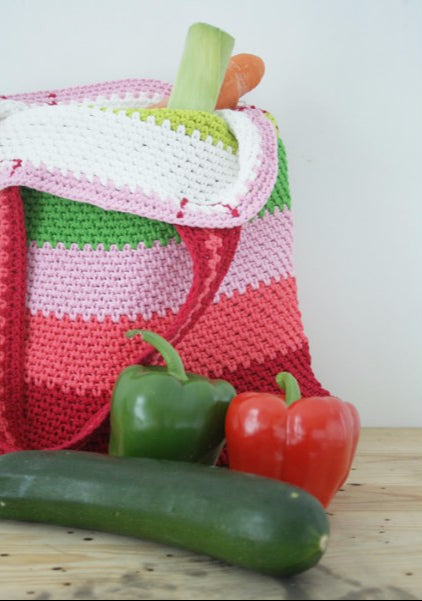 Linen Stich Market Bag