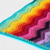 Babydeken met regenboogrimpels