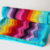 Babydeken met regenboogrimpels
