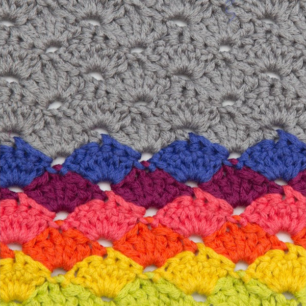 Shell Stitch Dishcloth