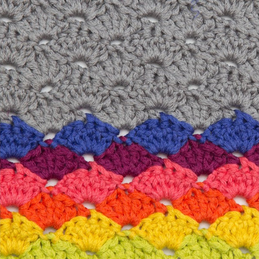 Shell Stitch Dishcloth