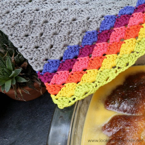 Shell Stitch Dishcloth
