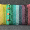 Rainbow Wave Pillow and Blanket Set