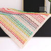 Rainbow Wave Pillow and Blanket Set