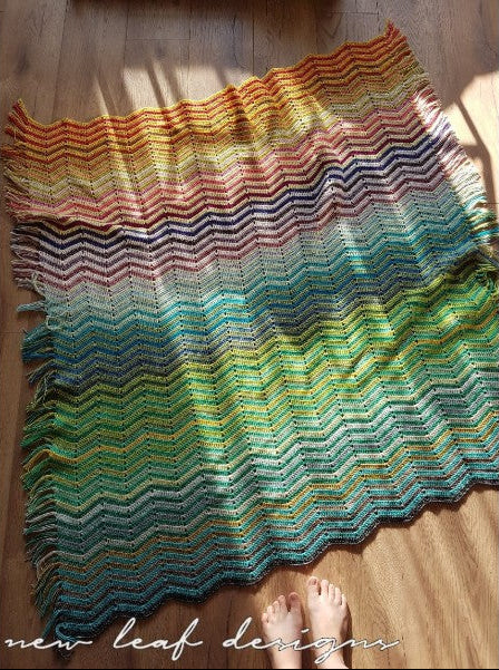 Chevrainbow Blanket