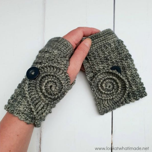 Ammonite Wrist Warmers