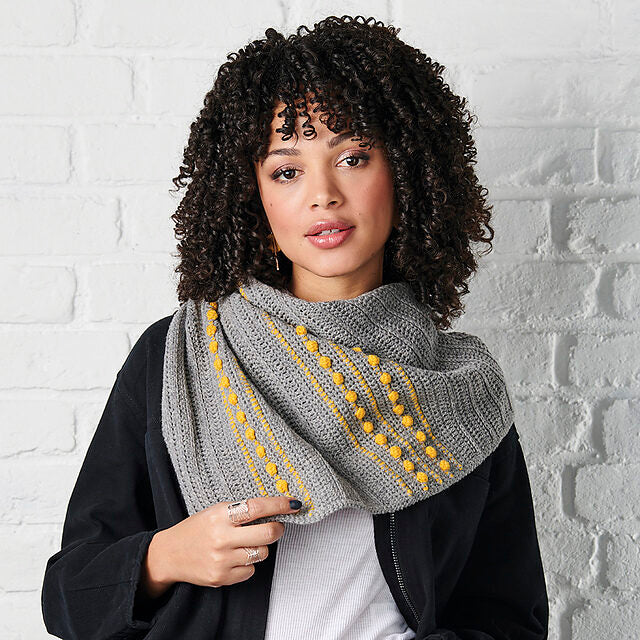 Sunny Grey Shawl