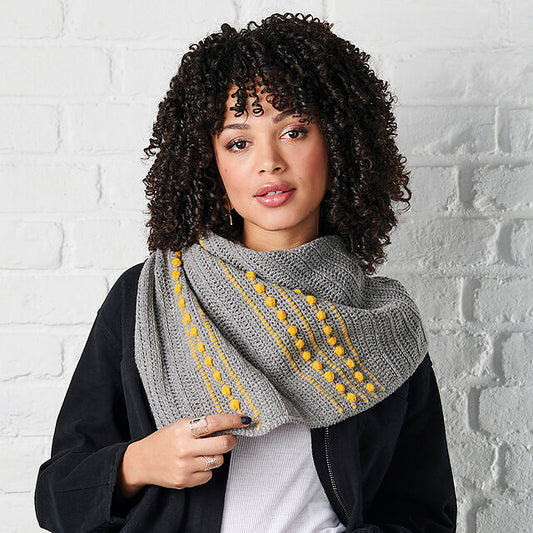 Sunny Grey Shawl