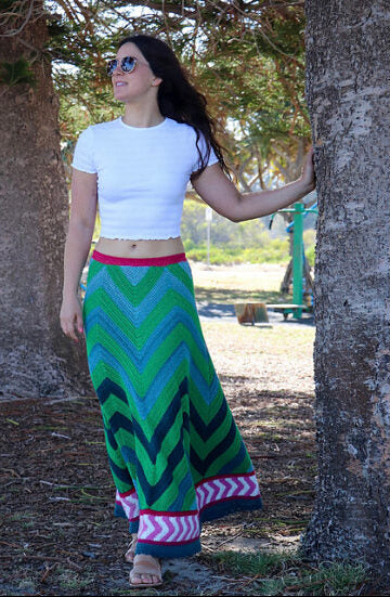 Chevron Skirt