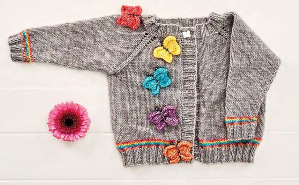Butterflies and Rainbows Cardigan