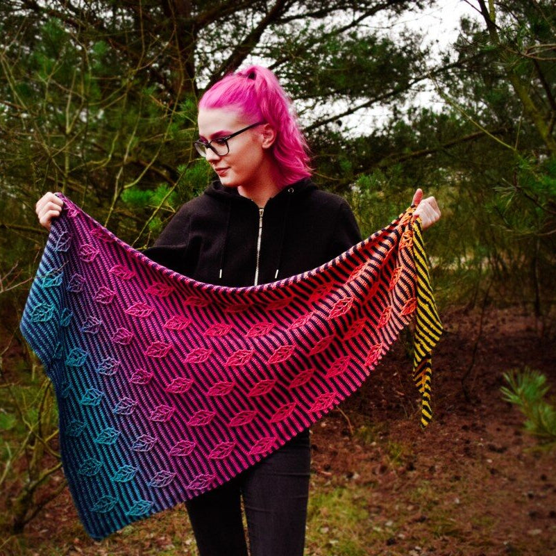 Glowing Leaf Shawl