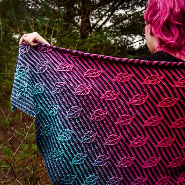 Glowing Leaf Shawl