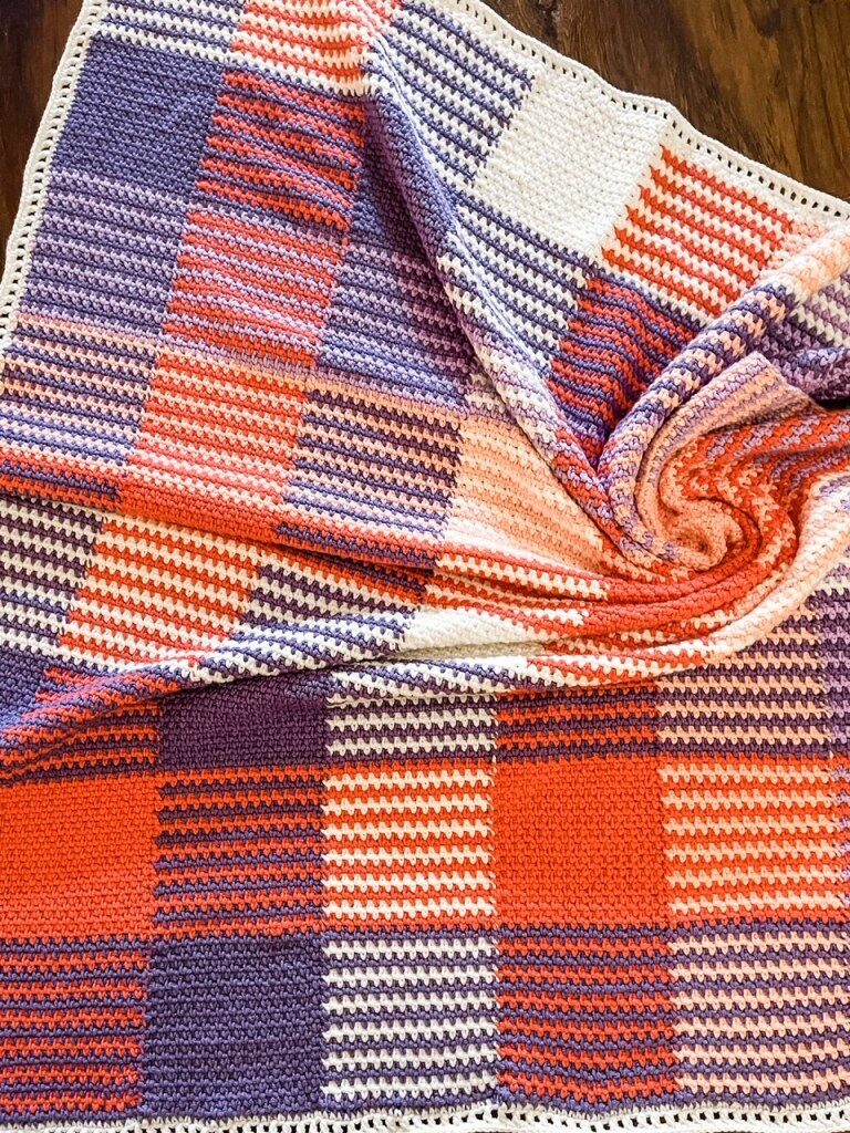 Pixel Plaid Deken