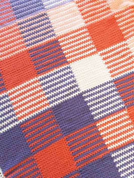 Pixel Plaid Deken