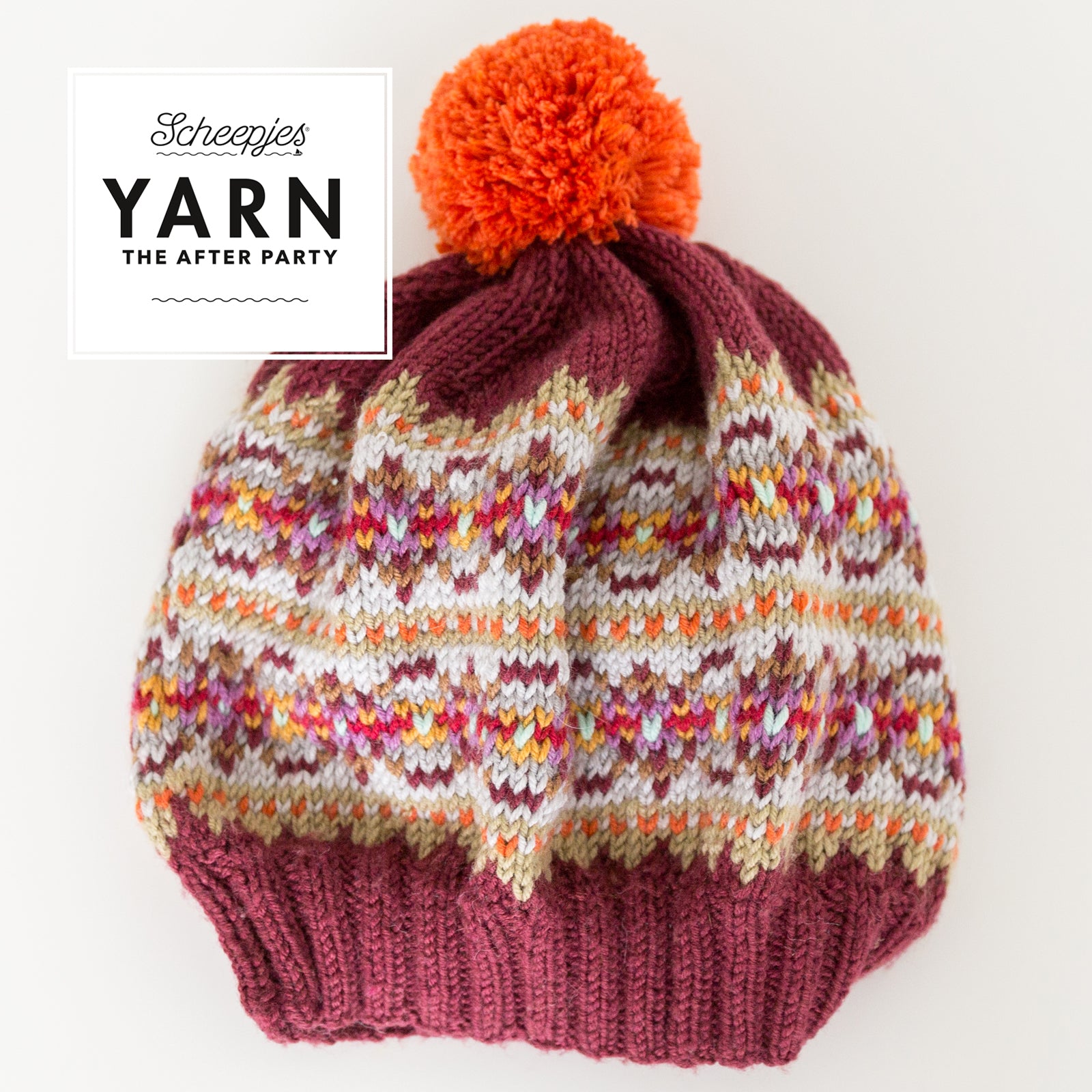 YARN - The After Party 36 Autumn Colours Bobble Hat